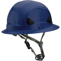 Casque Fibre Metal de style escalade avec bordure compl&egrave;te, R&eacute;pond aux normes CSA type 2, Suspension Rochet, Non ventil&eacute; Equipex