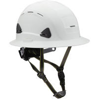 Fibre Metal Climbing Style Helmet with Full Brim, Meets CSA Type 2, Ratchet Suspension, Vented Equipex