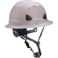 Fibre Metal Climbing Style Helmet with Full Brim, Meets CSA Type 2, Ratchet Suspension, Vented Equipex