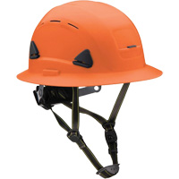 Fibre Metal Climbing Style Helmet with Full Brim, Meets CSA Type 2, Ratchet Suspension, Vented Equipex