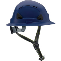 Fibre Metal Climbing Style Helmet with Full Brim, Meets CSA Type 2, Ratchet Suspension, Vented Equipex
