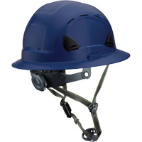 Fibre Metal Climbing Style Helmet with Full Brim, Meets CSA Type 2, Ratchet Suspension, Vented Equipex
