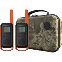 Radio bidirectionnelle Sportsman T275, Bande UHF, 22 canaux, Port&eacute;e 40 km Equipex
