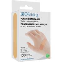 Bandages hydrofug&eacute;s, Rectangulaire/carr&eacute;e, 3", Plastique, St&eacute;rile Equipex