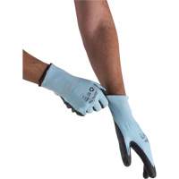 Eco-Friendly Stretch Cut-Resistant Gloves, Size 9, 13 Gauge, Polyurethane Coated, HPPE/RPET Shell, ASTM ANSI Level A3 Equipex