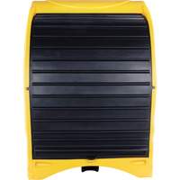 4-Drum Hard Cover Spill Pallet, 68.11" L x 61.61" W x 83.07" H, 1433 lbs. Load Capacity Equipex