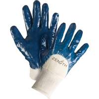 Gants &agrave; doublure interlock de poids moyen, 9/Grand, R&ecirc;vetement Nitrile, Enveloppe en Coton Equipex
