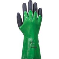 SolvStop Chemical-Resistant Gloves, Size 7, 12" L, PVC Equipex