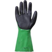SolvStop Chemical-Resistant Gloves, Size 7, 12" L, PVC Equipex