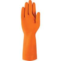 Gants robustes r&eacute;sistants aux produits chimiques AlphaTec 87-208, Taille 7, 12,8" lo, Latex de caoutchouc, Doublure en Coton/Ouat&eacute;e, 29,5 mils Equipex