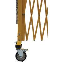 Expandable Barrier, 84" H x 20' L, Yellow Equipex