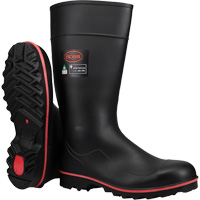 Bottes de s&eacute;curit&eacute; Boss Footwear avec r&eacute;sistance int&eacute;grale aux d&eacute;charges &eacute;lectriques, M&eacute;lange de polym&egrave;res/PVC, Embout Acier, Pointure 4 Equipex