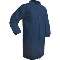 Care Lab Coat, Polypropylene, Medium, Blue Equipex
