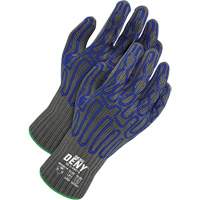 Deny&reg; Coated Cut-Resistant Food Contact Gloves, Size 8, 7 Gauge, Silicone Coated, HPPE Shell, ASTM ANSI Level A9/EN 388 Level F Equipex