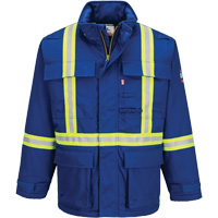 Bizflame&reg; 88/12 Insulated Winter Parka, Blue, Small Equipex