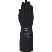 AlphaTec 38001PP Medium Duty Chemical-Resistant Gloves, Size 7, 14" L, Butyl Rubber, 14-mil Equipex