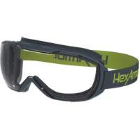 MX500 Safety Goggles, Clear Lens, Anti-Fog/Anti-Scratch, Indirect Vent Equipex