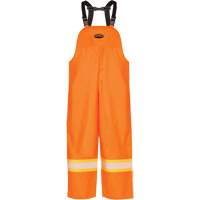 R805 Hurricane Bib Pants, Small, High Visibility Orange Equipex