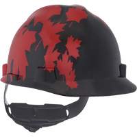 Casque sp&eacute;cialis&eacute; V-Gard, Suspension Rochet, Noir/Rouge Equipex