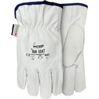Gants de protection contre la coupe Van Goat 9547, T-petit, Paume en Cuir fleur de ch&egrave;vre, Para-aramide/Polyester/Acier/Thinsulate Equipex
