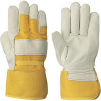 Women's Insulated Cow Grain Gloves, One Size, Grain Cowhide Palm, Fleece Inner Lining Equipex