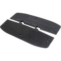 Embouts d'extr&eacute;mit&eacute;s pour bosse de d&eacute;c&eacute;l&eacute;ration, Caoutchouc, 2' lo x 16" la x 1-1/4" h Equipex