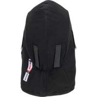 Pioneer 766A Flame-Resistant Quilted Hard Hat Liner with Detachable Mouthpiece, Black/Grey, Cotton/FR-Tech&reg;/Modacrylic/Nylon Equipex