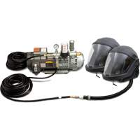 2-Worker DEFENDER Supplied Air Shield & Helmet System Equipex