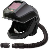 DEFENDER Supplied Air Respirator Shield & Flip-Front Welding Helmet with ADF & Cooler, Universal, Facepiece Equipex