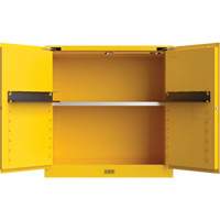 Armoire de s&eacute;curit&eacute; pour produits inflammables Utili-Guard+, 30 gal., 1 Porte(s), 43" La x 44" h x 22" p Equipex
