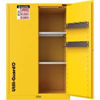Armoire de s&eacute;curit&eacute; pour produits inflammables Utili-Guard+, 45 gal., 2 Porte(s), 43" La x 65" h x 22" p Equipex