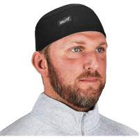 Chill-Its 6630 High-Performance Skull Cap with Terry Cloth Sweatband, Black Equipex