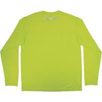 Chill-Its 6689 Cooling Long Sleeve Sun Shirt with UV Protection, High-Visibility Lime-Yellow, Small Equipex