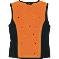 Chill-Its 6685 Dry Evaporative Cooling Vest with Zipper Closure, Medium, Orange Equipex