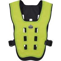 Chill-Its 6685 Dry Evaporative Cooling Vest with Zipper Closure, X-Small, High Visibility Lime-Yellow Equipex
