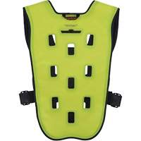 Chill-Its 6685 Dry Evaporative Cooling Vest with Zipper Closure, X-Small, High Visibility Lime-Yellow Equipex