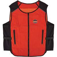 Chill-Its 6255 Lightweight Phase Change Cooling Vest (Vest Only), Small/Medium, Orange Equipex