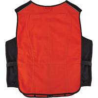 Chill-Its 6260 Lightweight Phase Change Cooling Vest with Rechargeable Packs, Small/Medium, Orange Equipex