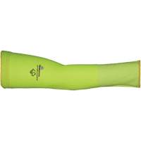 Max Cut Resistant Sleeves - Small, TenActiv, 12", ASTM ANSI Level A9, High Visibility Lime Equipex
