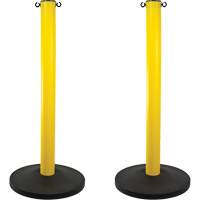 Montant industriel, Hauteur de 37", Jaune Equipex