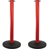 Montant industriel, Hauteur de 37", Rouge Equipex