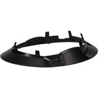 Bordure large compl&egrave;te &agrave; agrafe pour casque d'alpiniste RZRBack, blanc Equipex