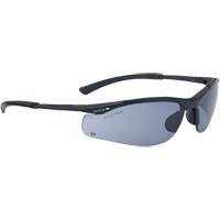 Contour BSSI Safety Glasses, Brown/Smoke Lens, Anti-Fog/Anti-Scratch, ANSI Z87+ Equipex