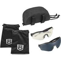 MY6 Safety Glasse Eyeshield Kit, Clear/Smoke Lens, Anti-Fog/Anti-Scratch, ANSI Z87+ Equipex