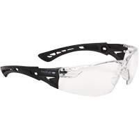 Rush+ Small BSSI Safety Glasses, Clear Lens, Anti-Fog/Anti-Scratch, ANSI Z87+ Equipex