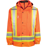 Manteau haute visibilit&eacute; 7-en-1, Polyester, Orange haute visibilit&eacute;, T-petit Equipex