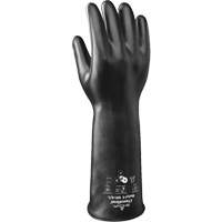 891 Chemical & Acid Resistant Gloves, Size Large/9, 14" L, Butyl Rubber/Viton&reg;, 28-mil Equipex
