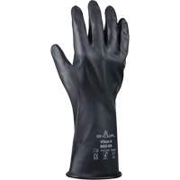 893 Chemical & Acid Resistant Gloves, Size Small/7, 12" L, Butyl Rubber/Viton&reg;, 12-mil Equipex