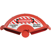 Dispositif de verrouillage coulissant pour vanne &agrave; opercule, Type Volant Equipex