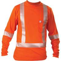 T-shirt &agrave; manches longues, Petit, Orange Equipex
